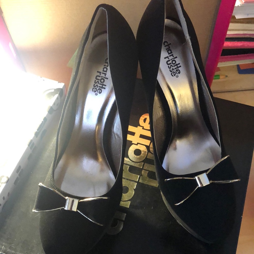 Black heels